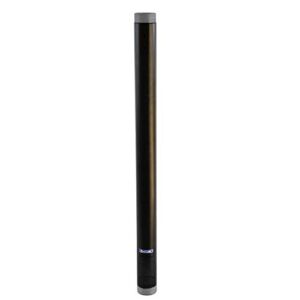 QualGear QG-PRO-PM-2FT-B Pro-AV 1.5″ Npt Threaded Pipe, 2′ Length Projector Accessory , Black