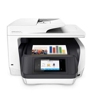 HP OfficeJet Pro 8720 All-in-One Wireless Printer, HP Instant Ink or Amazon Dash replenishment ready – White (M9L75A)