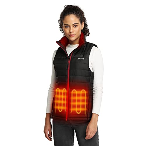 ORORO Women’s Lightweight Heated Vest with Battery Pack (Medium) | The Storepaperoomates Retail Market - Fast Affordable Shopping