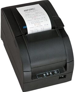 SNBC 132081 Model BTP-M300 Impact Receipt Printer with USB and Serial Interface, Black, Fast 4.7 Lines per Second Print Speed, Drop and Print Paper Loading, Stores and Prints Logo Images