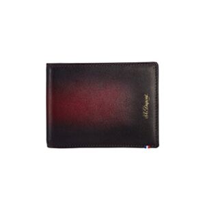 S.T Dupont D-190220 6 Credit Cards Billfold Wallet – Ruby Red