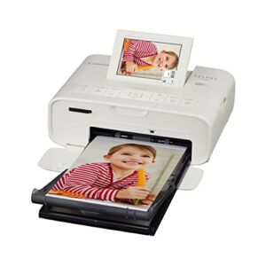 Canon SELPHY CP1300 Wireless Compact Photo Printer, White – Bundle with USB Cable 6′, Microfiber Cloth