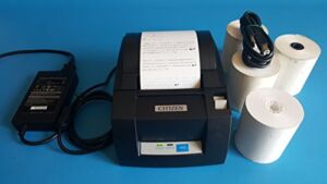 Citizen CT-S310A Thermal Receipt Printer USB with AC Adapter and 4 Rolls