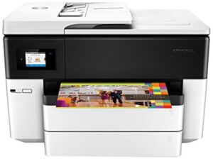 HP OfficeJet Pro 7740 Wide Format Wireless All-in-One Color Inkjet Printer, Print Scan Copy Fax – 34 ppm, 4800 x 1200 dpi, 35-Sheet ADF, Auto 2-Sided Printing, Compatible with Alexa – White