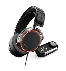SteelSeries Arctis Pro + GameDAC Wired Gaming Headset – Certified Hi-Res Audio – Dedicated DAC and Amp – for PS5/PS4 and PC – Black