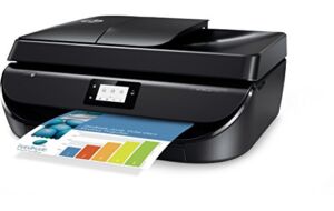 HP OfficeJet 5255 All-in-One Printer with Mobile Printing, Instant Ink Ready – Black (Renewed)