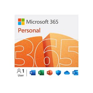 Microsoft 365 Personal | 12-Month Subscription, 1 person| Premium Office Apps | 1TB OneDrive cloud storage | PC/Mac Download | Activation Required