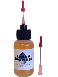Liquid Bearings 100%-Synthetic Oil for All Printers, Never evaporates or Becomes Gummy, Keeps Printers Running Like New, quiets Noisy Ones! (1 oz.)