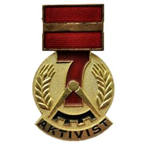 X-Toy Military Medal, East German Seven Year Plan Activist Medal, Collection Gift