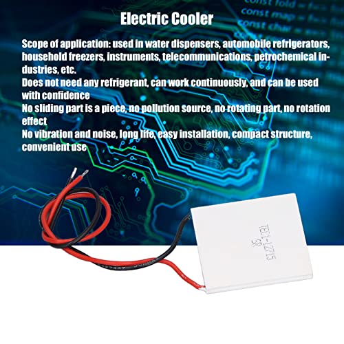 Thermoelectric Cooler, Fast Cooling Speed Compact Structure Continuous Work Electric Cooler for Household Freezers for Telecommunications for Instruments | The Storepaperoomates Retail Market - Fast Affordable Shopping