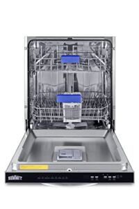 Summit Appliance 24inch Wide Built-In Dishwasher, ADA Compliant
