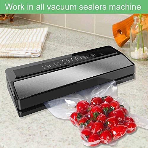 O2frepak Food Vacuum Sealer Bags Rolls with BPA Free,Heavy Duty Vacuum Sealer Storage Bags Rolls for Food Saver,Cut to Size Roll,Great for Sous Vide | The Storepaperoomates Retail Market - Fast Affordable Shopping