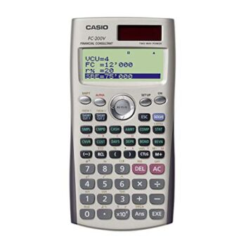 Casio FC-200V Financial Calculator with 4-Line Display | The Storepaperoomates Retail Market - Fast Affordable Shopping