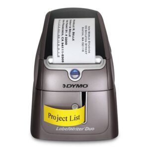 Dymo LabelWriter DUO 300dpi 55 labels per minute Label Printer; 180dpi D1 tape Label Printer (69220)