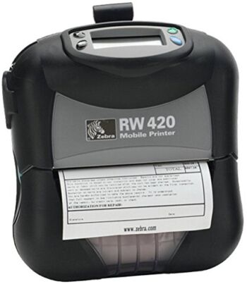 Zebra R4D-0UBA000N-00 RW 420 Direct Thermal Mobile Receipt and Label Printer, 203 DPI, With Bluetooth 2.0 Connection | The Storepaperoomates Retail Market - Fast Affordable Shopping