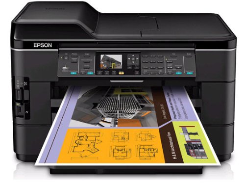 Epson WorkForce WF-7520 Wireless All-in-One Wide-Format Color Inkjet Printer, Scanner, Copier, Fax (C11CB58201) | The Storepaperoomates Retail Market - Fast Affordable Shopping