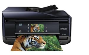 Epson Expression Premium Photo XP-800 Small-in-One Wireless Color Inkjet Printer, Copier, Fax, and Scanner with auto 2 sided scanning, copying, and printing. Prints from Tablet/Smartphone. AirPrint Compatible (C11CC45201)