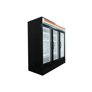 True GDM-72-HC-LD Glass Swing Door Refrigerator W/ LED Lighting