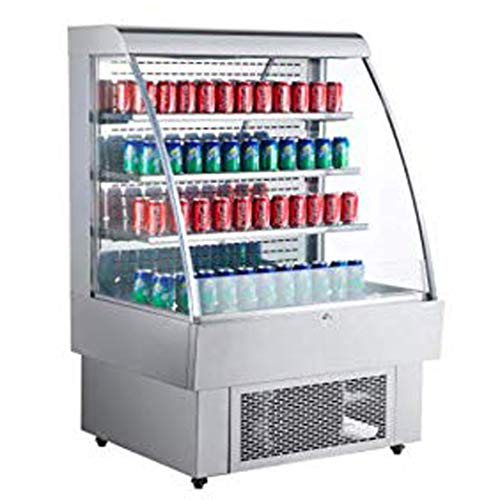 Commercial Refrigerator Open Air Merchandiser Slope 39″ Wide Grab And Go Display Cooler – ETL-RTS-380L | The Storepaperoomates Retail Market - Fast Affordable Shopping