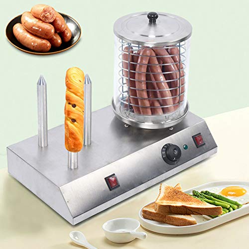 Commercial Stainless Electric Hot Dog, Waffle Stick Warmer Heater, Hotdogs Steamer, Bun Warmer 110V 538W (US Stock) | The Storepaperoomates Retail Market - Fast Affordable Shopping
