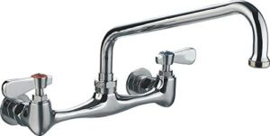 Tap Industries TWMF-810 Commercial NSF Wall-Mount Faucet for Restaurant Kitchens with 10 Inch Swing Spout