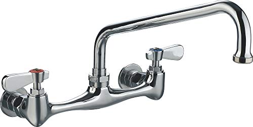 Tap Industries TWMF-810 Commercial NSF Wall-Mount Faucet for Restaurant Kitchens with 10 Inch Swing Spout | The Storepaperoomates Retail Market - Fast Affordable Shopping