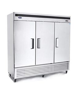 Commercial Freezer,ATOSA MBF8504 3-Door Bottom Mount