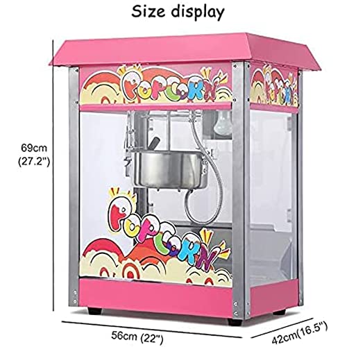 Fully Automatic Snack Popcorn Maker, Electric Professional Large Capacity High Output Corn Extruder for Christmas Party Theaters Shopping Malls | The Storepaperoomates Retail Market - Fast Affordable Shopping