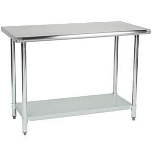 KPS Commercial Stainless Steel Work Prep Table 24″ x 48″ – NSF