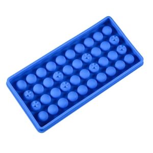 Ice Cube Trays Mini Ice Cube Silicone Mold Ball Maker Ball Square Wine Cocktail Party Bar Accessories (Color : Random Color)