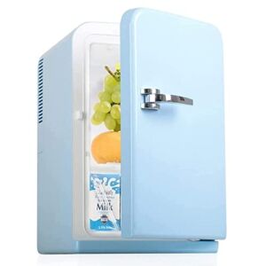 15L Car Refrigerator, Mini Fridge, Small Home Hostel Cooler Electric Cool Box, Dual Breast Milk Cosmetics Refrigerator