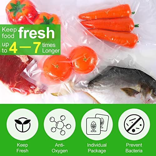 FSVACAN Vacuum Sealer Bags Rolls for Food Saver,2 Pack 8″x20′, BPA Free and Heavy Duty, Great for Food Vacuum Storage, Seal a Meal, Commercial Grade, Customize Length, Sous Vide Meal Prep | The Storepaperoomates Retail Market - Fast Affordable Shopping