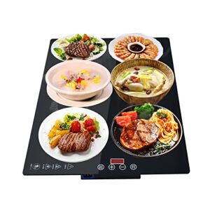 Electric Warming Tray Food Warmer, for Buffets Party, Restaurants, Parties, Banquets, Home Dinners and Travel, Multifunctional Hotplates