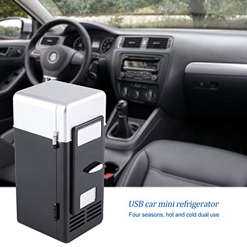 DAUERHAFT Portable Refrigerator, fast cooling function USB Refrigerator economical and practical Mini Fridge for Car for Office(black) | The Storepaperoomates Retail Market - Fast Affordable Shopping