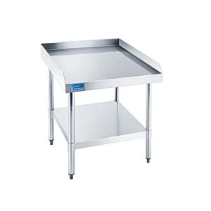 AmGood 24″ x 30″ Stainless Steel Equipment Stand | Height: 24″ | Commercial Heavy Duty Grill Table