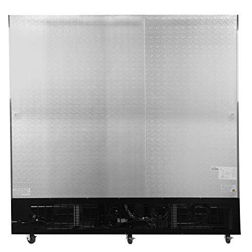 Vortex Refrigeration Freezer 3 Solid Door Commercial Stainless Steel – 72 Cu. Ft. High Performance! | The Storepaperoomates Retail Market - Fast Affordable Shopping