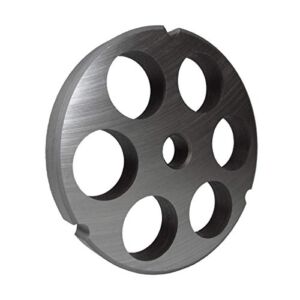Grinder Plate for #32 Grinders, Hobart and Biro, with 1″ Holes Great for Large Cut Product