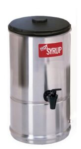 Wilbur Curtis Syrup Warmer 1.0 Gallon Syrup Container – Stainless Steel and Temperature Controls – SW-1 (Each)