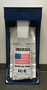 SR3D ICE BAGGER WITH 1 FREE WICKET OF 8LB AMERICAN FLAG ICE BAGS