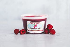 Sweetly Divine Raspberry Freezer Jam – Delicious Jams and Spreads – Keep Frozen or Refrigerated