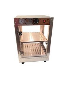 HeatMax 14x14x20 Commercial Food Warmer, Pizza, Pastry, Patty, Empanada, Hot Food, Concession, Convenience Store, Fund Raising, Display Case