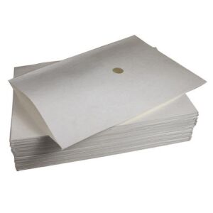 Filter Paper 20-1/2 x 14-1/4″, 1-3/8″ ID Hole