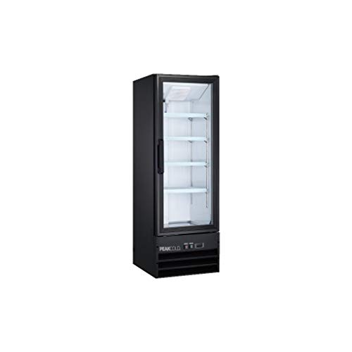 PEAKCOLD Small Glass Door Merchandiser Refrigerator, Beverage Display Cooler; 9 Cubic Ft. | The Storepaperoomates Retail Market - Fast Affordable Shopping