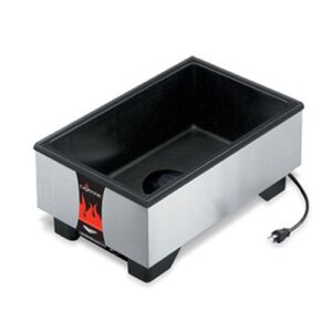 Vollrath 71001 Cayenne Model 1001 Countertop Hot Food Merch Warmer with Stainless Steel Ext