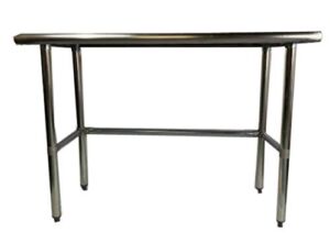 Heavy Duty Stainless Steel Prep Work Table with Crossbar 30 x 48 – NSF –