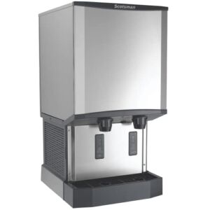 Scotsman HID540A-1 Meridian Countertop Air Cooled Ice Machine and Water Dispenser – 40 lb. Bin Storage