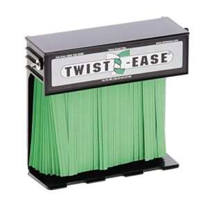 Twist-Ease Bag Closure Black Single Dispenser – 6″L x 1 3/4″D x 5 1/2″H