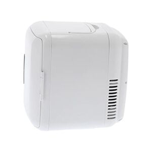 Desktop Fridge Small Refrigerator With Freezer Mini Fridge Freezer Electric Plug In Cooler & Warmer For Food, Drinks, Beauty & Makeup
