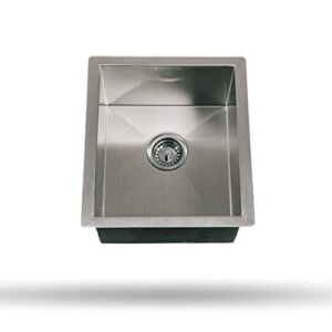 Coyote Universal 16×18 Inch Stainless Steel Sink with Drain & Strainer – C1SINK1618