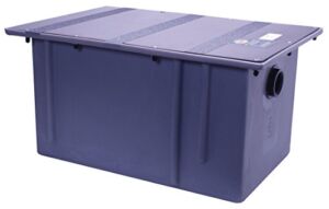 Zurn GT2702-04 Polyethylene Grease Trap 4 Gallons Per Minute 8 Pounds Capacity Grease Interceptor, Grease Interceptor